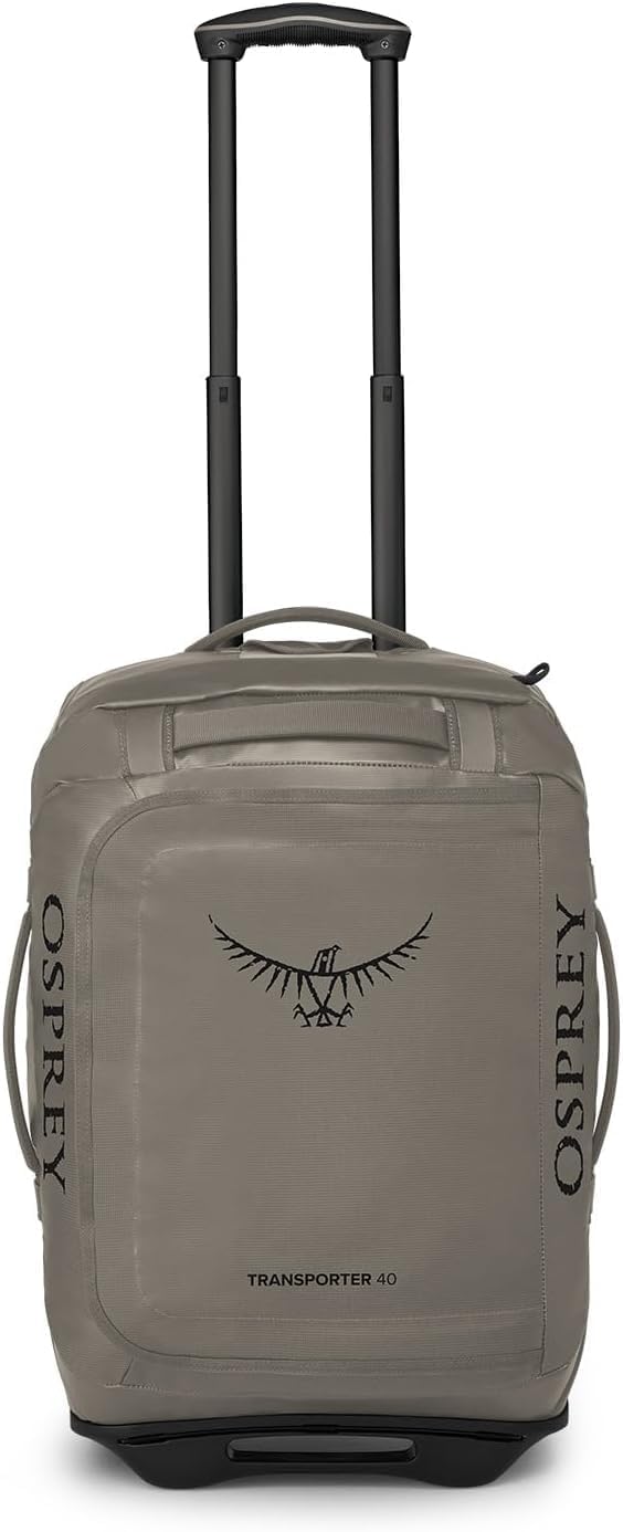 Osprey Transporter 120L Wheeled Travel Duffel Bag BlackTan Concrete