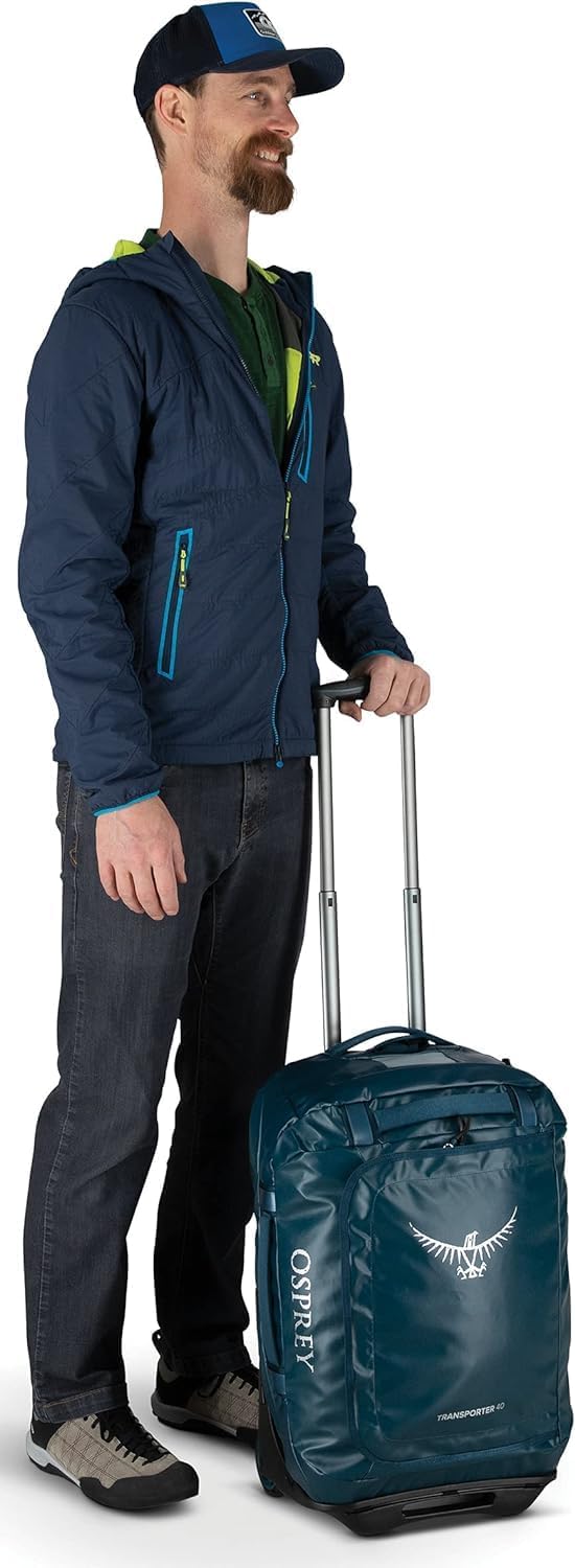 Osprey Transporter 120L Wheeled Travel Duffel Bag BlackTan Concrete