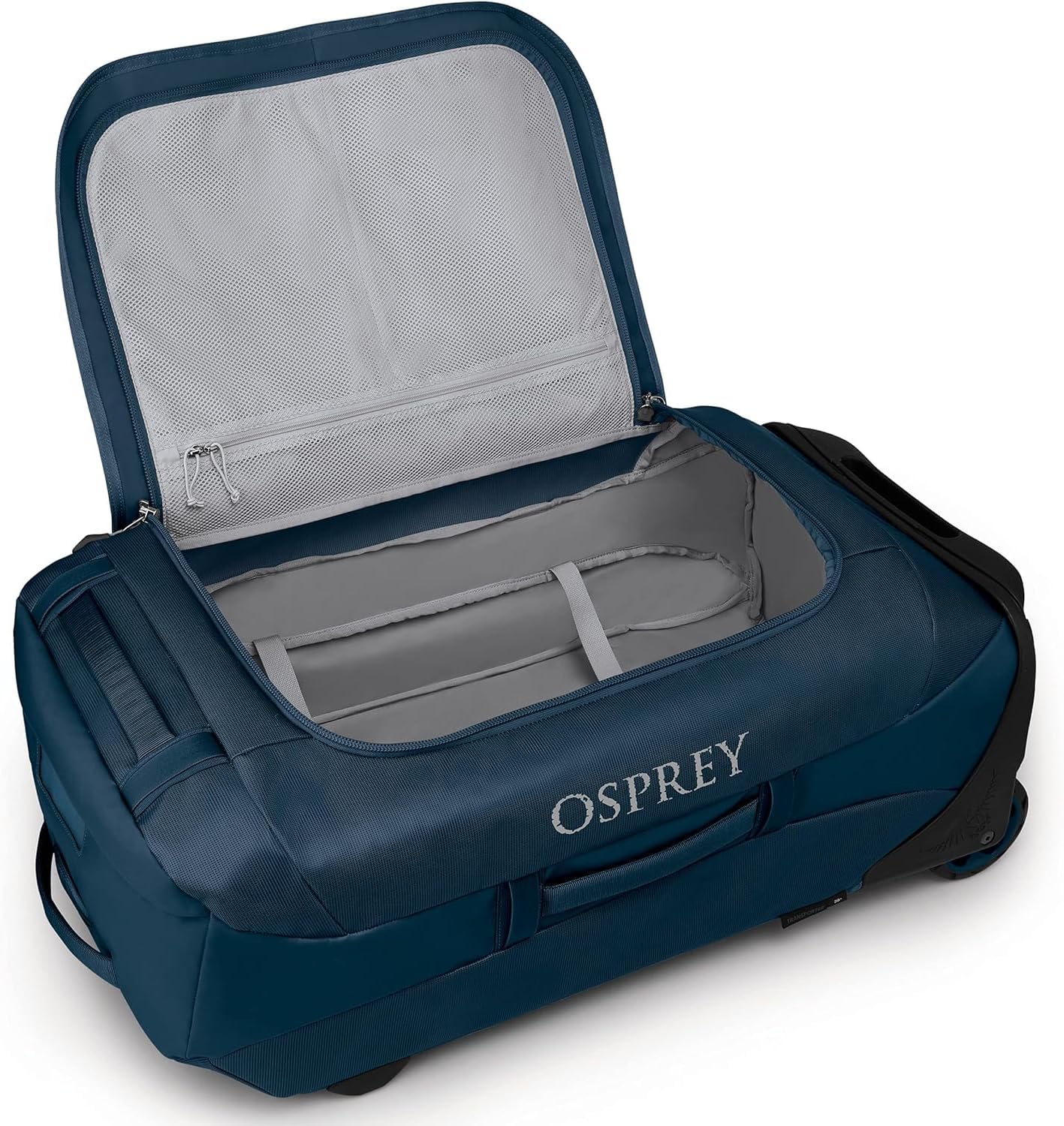 Osprey Transporter 120L Wheeled Travel Duffel Bag BlackVenturi Blue