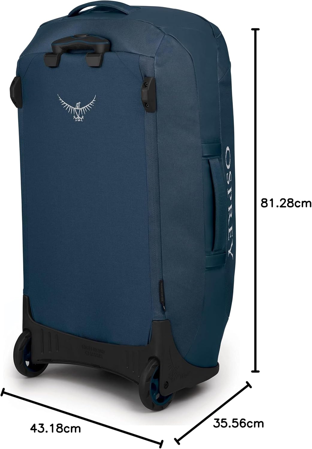 Osprey Transporter 120L Wheeled Travel Duffel Bag BlackVenturi Blue
