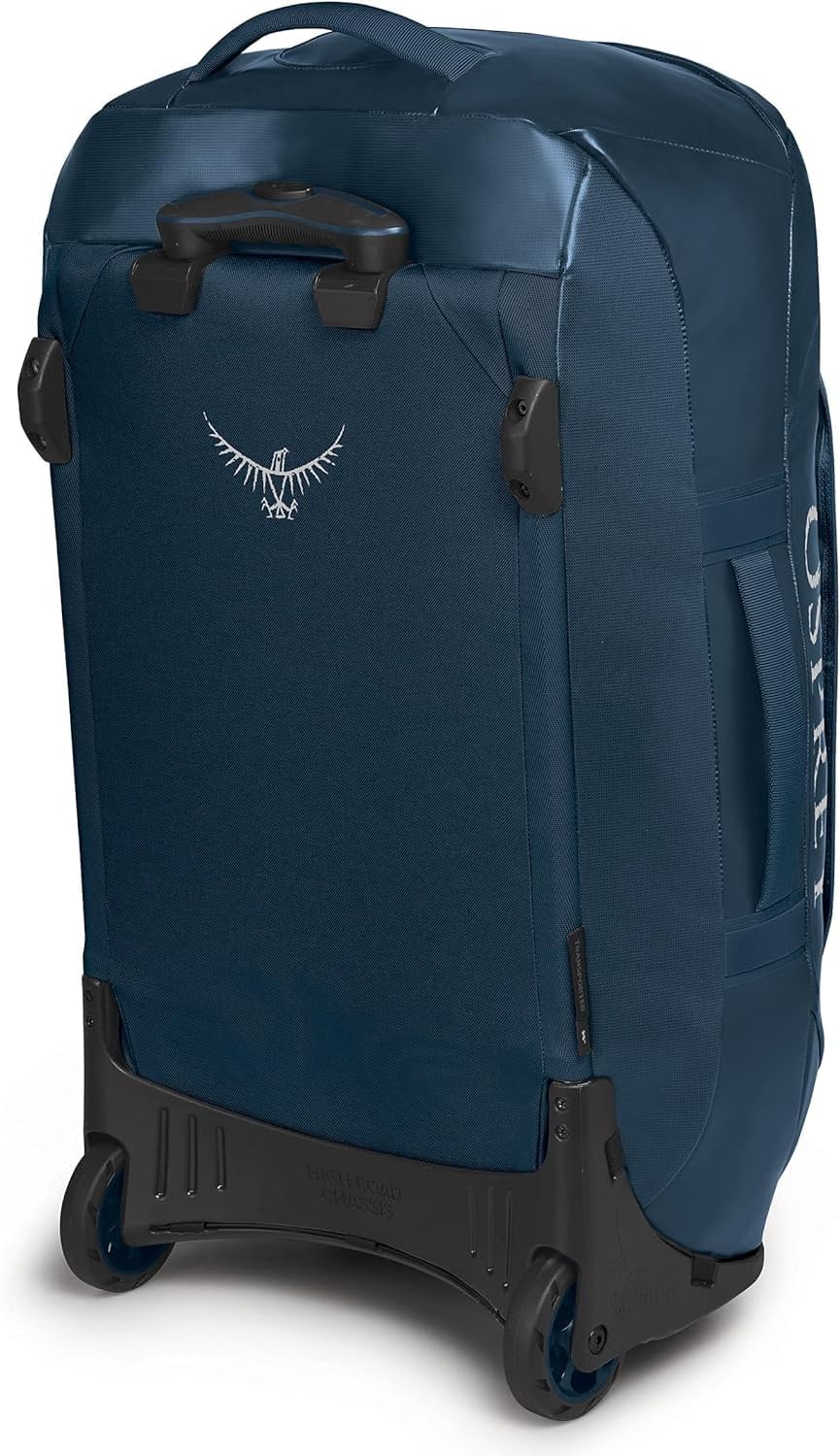 Osprey Transporter 120L Wheeled Travel Duffel Bag BlackVenturi Blue