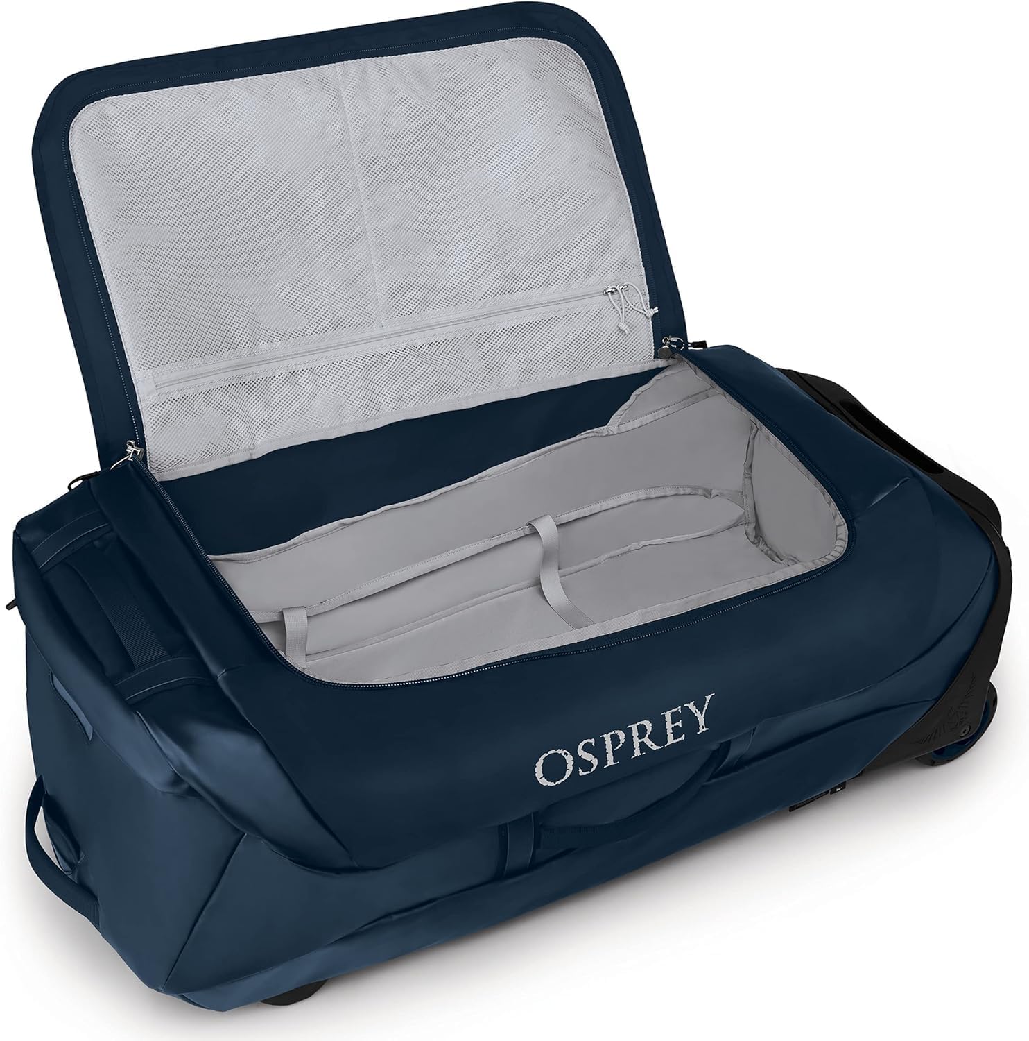 Osprey Transporter 120L Wheeled Travel Duffel Bag BlackVenturi Blue