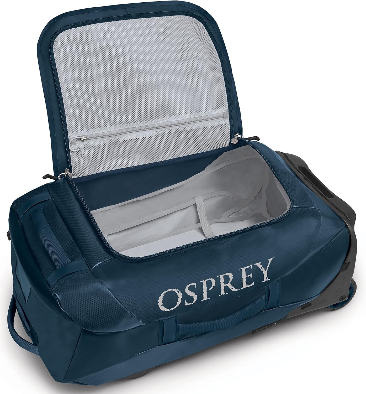 Osprey Transporter 120L Wheeled Travel Duffel Bag BlackVenturi Blue