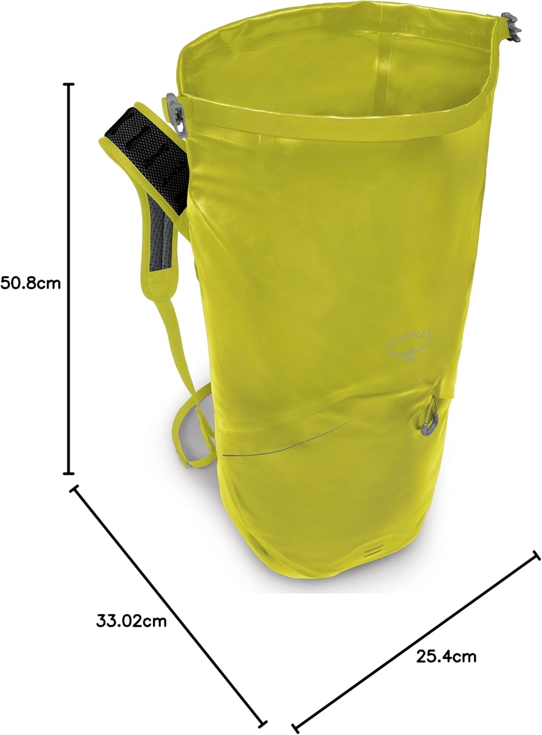 Osprey Transporter 30L Roll Top Waterproof Laptop Backpack BlackLemongrass Yellow