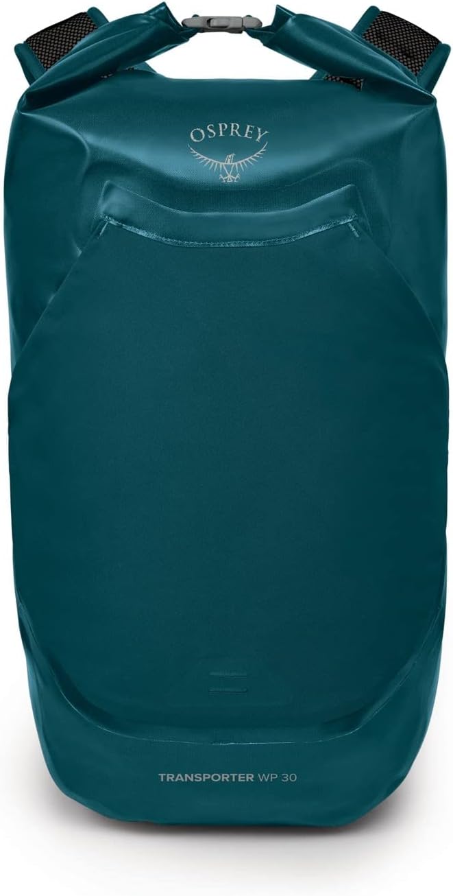 Osprey Transporter 30L Roll Top Waterproof Laptop Backpack BlackNight Jungle Blue