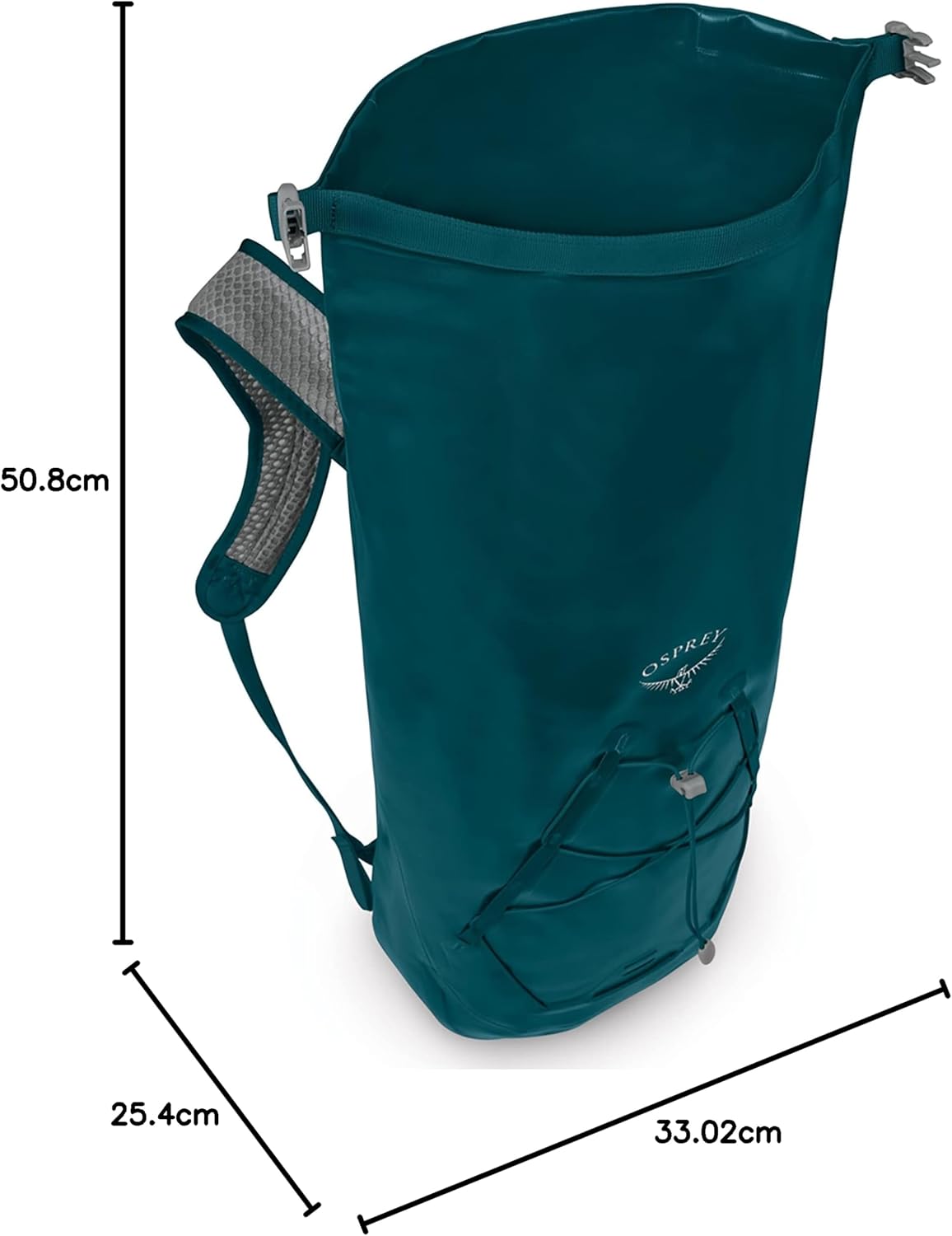 Osprey Transporter 30L Roll Top Waterproof Laptop Backpack BlackNight Jungle Blue