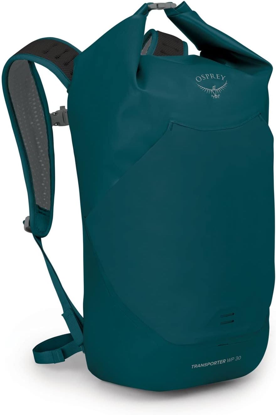 Osprey Transporter 30L Roll Top Waterproof Laptop Backpack BlackNight Jungle Blue