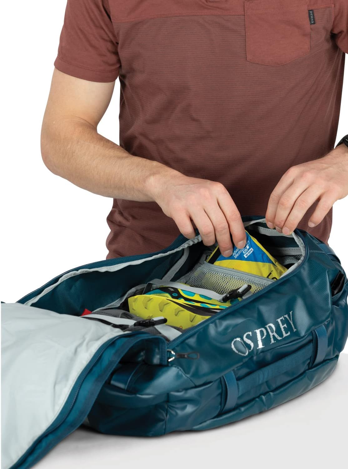 Osprey Transporter 40L Travel Duffel Bag BlackBlack