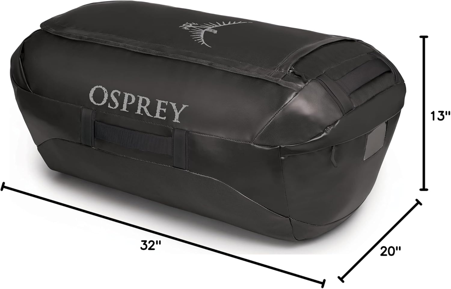 Osprey Transporter 40L Travel Duffel Bag BlackBlack