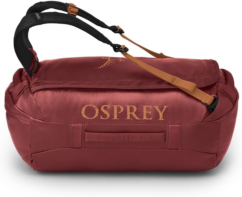 Osprey Transporter 40L Travel Duffel Bag BlackRed Mountain