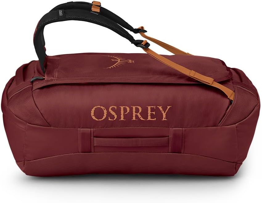 Osprey Transporter 40L Travel Duffel Bag BlackRed Mountain