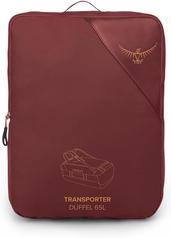 Osprey Transporter 40L Travel Duffel Bag BlackRed Mountain