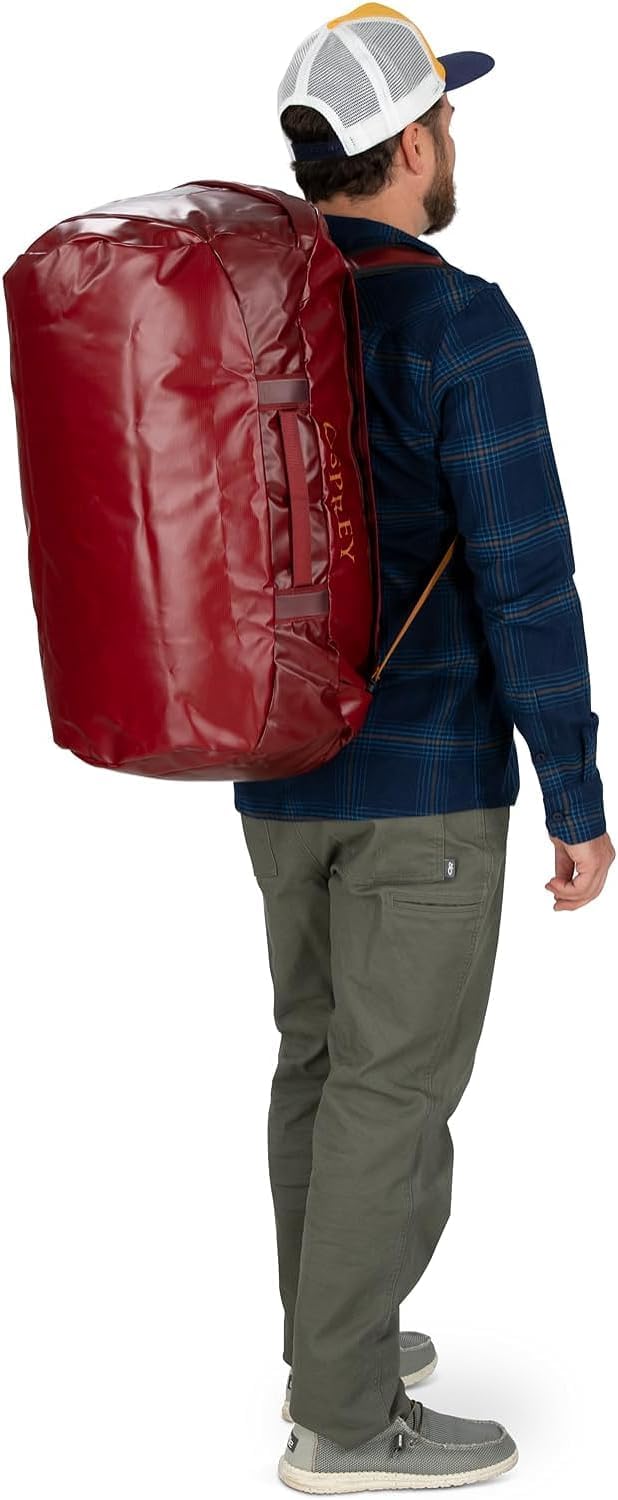 Osprey Transporter 40L Travel Duffel Bag BlackRed Mountain