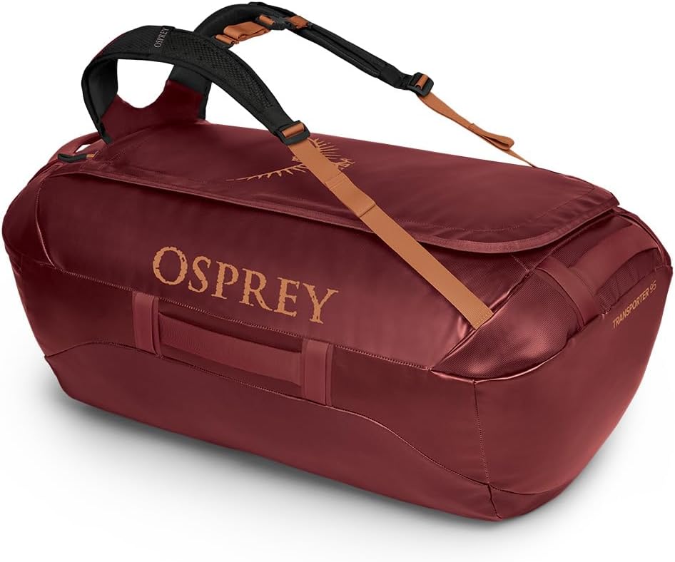 Osprey Transporter 40L Travel Duffel Bag BlackRed Mountain