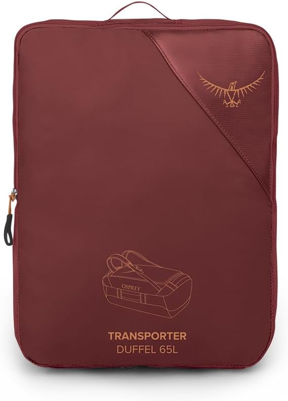 Osprey Transporter 40L Travel Duffel Bag BlackRed Mountain