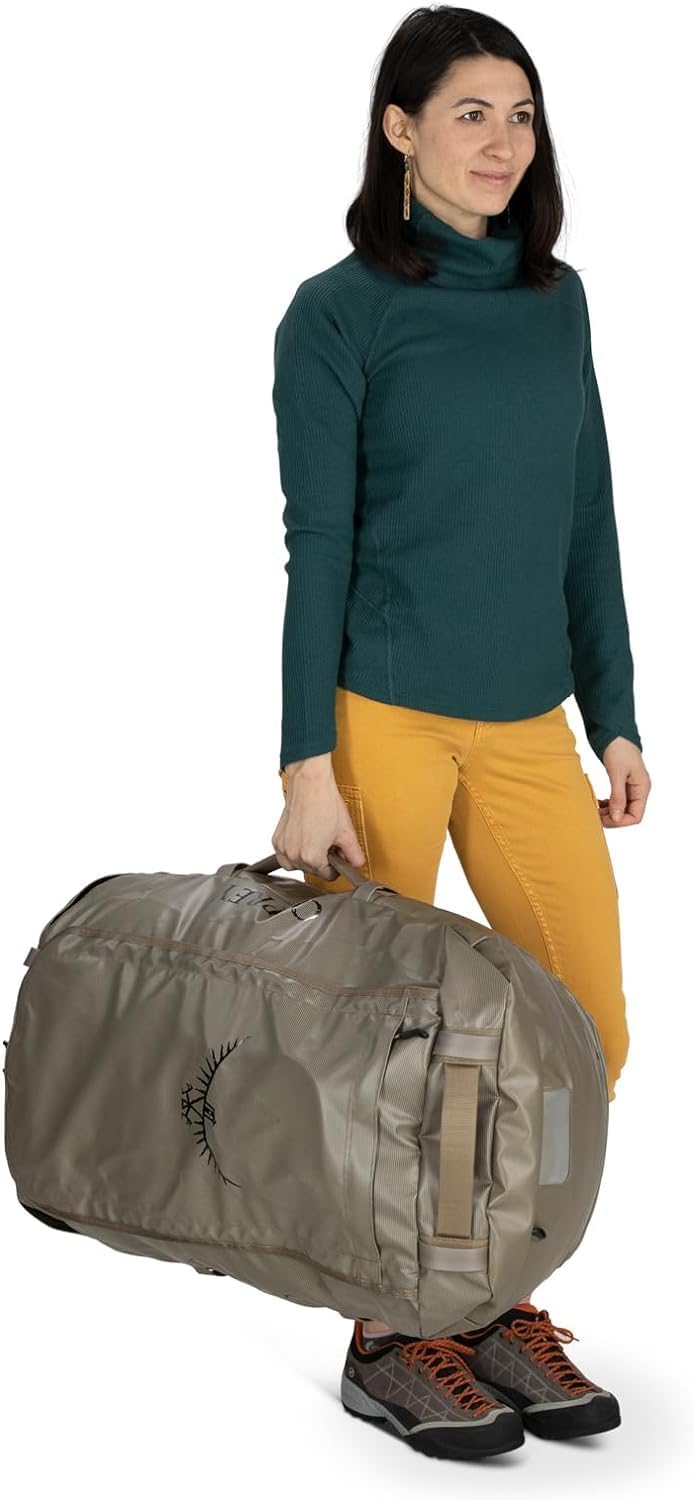 Osprey Transporter 40L Travel Duffel Bag BlackTan Concrete