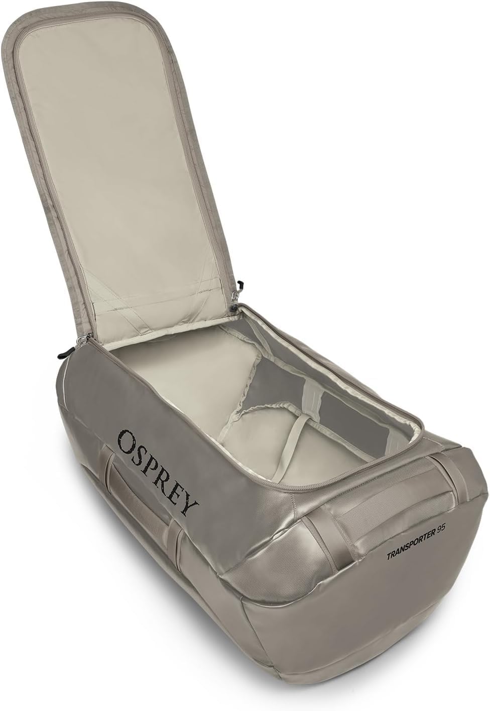 Osprey Transporter 40L Travel Duffel Bag BlackTan Concrete
