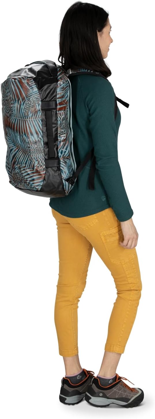 Osprey Transporter 40L Travel Duffel Bag BlackTan Concrete