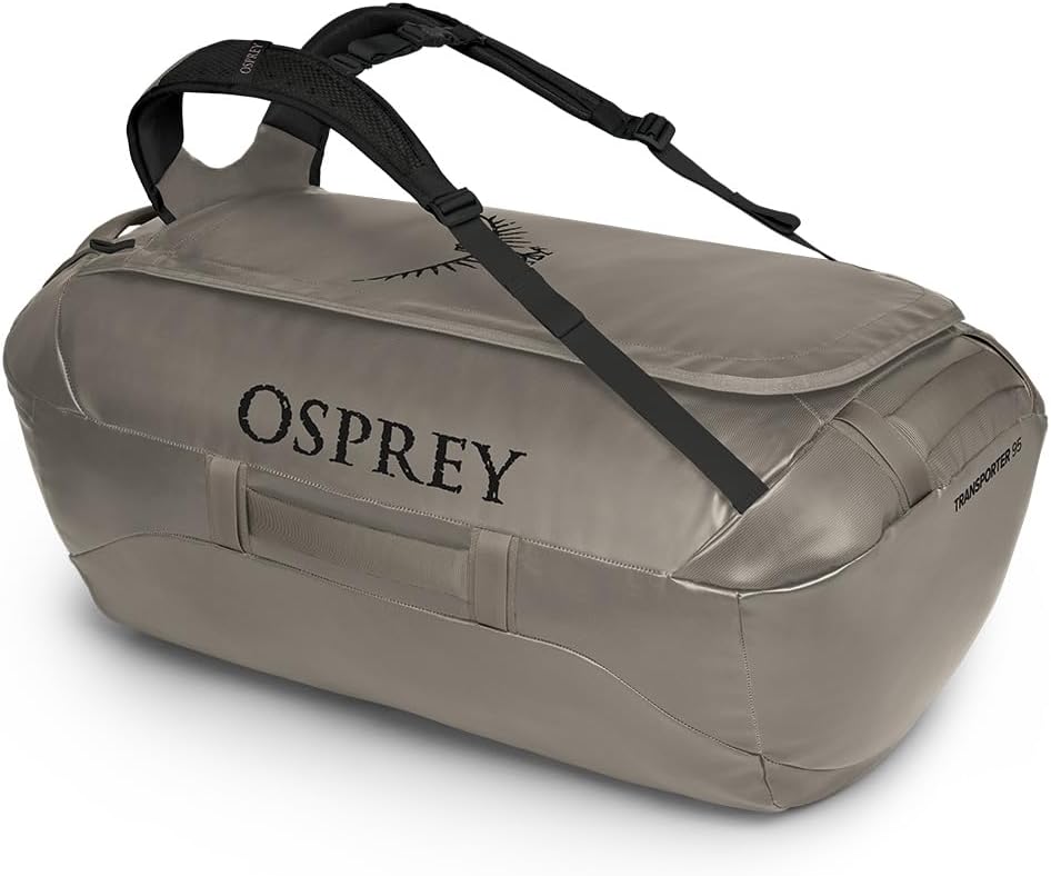 Osprey Transporter 40L Travel Duffel Bag BlackTan Concrete