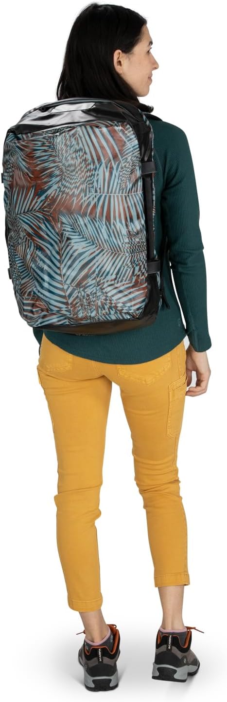 Osprey Transporter 40L Travel Duffel Bag BlackTan Concrete