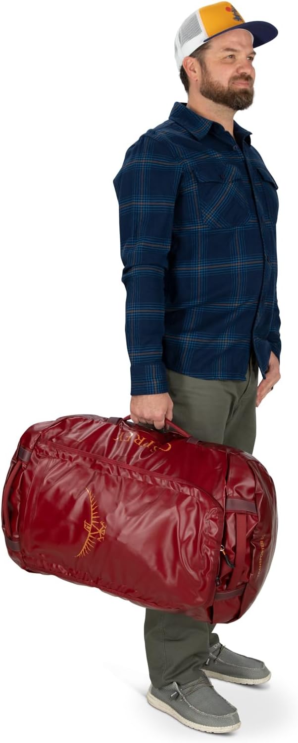 Osprey Transporter 40L Travel Duffel Bag BlackTan Concrete