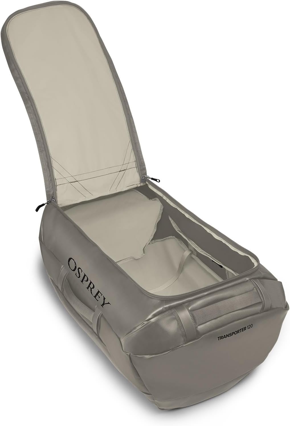 Osprey Transporter 40L Travel Duffel Bag BlackTan Concrete
