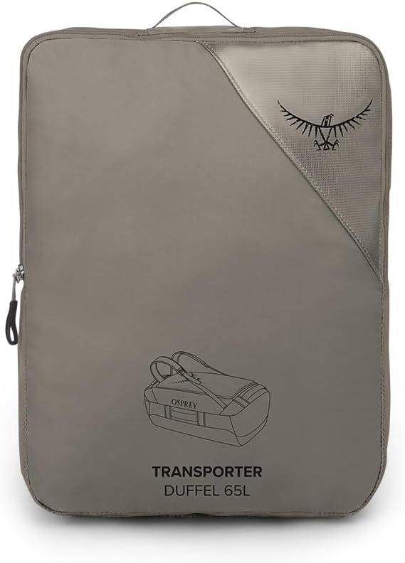 Osprey Transporter 40L Travel Duffel Bag BlackTan Concrete