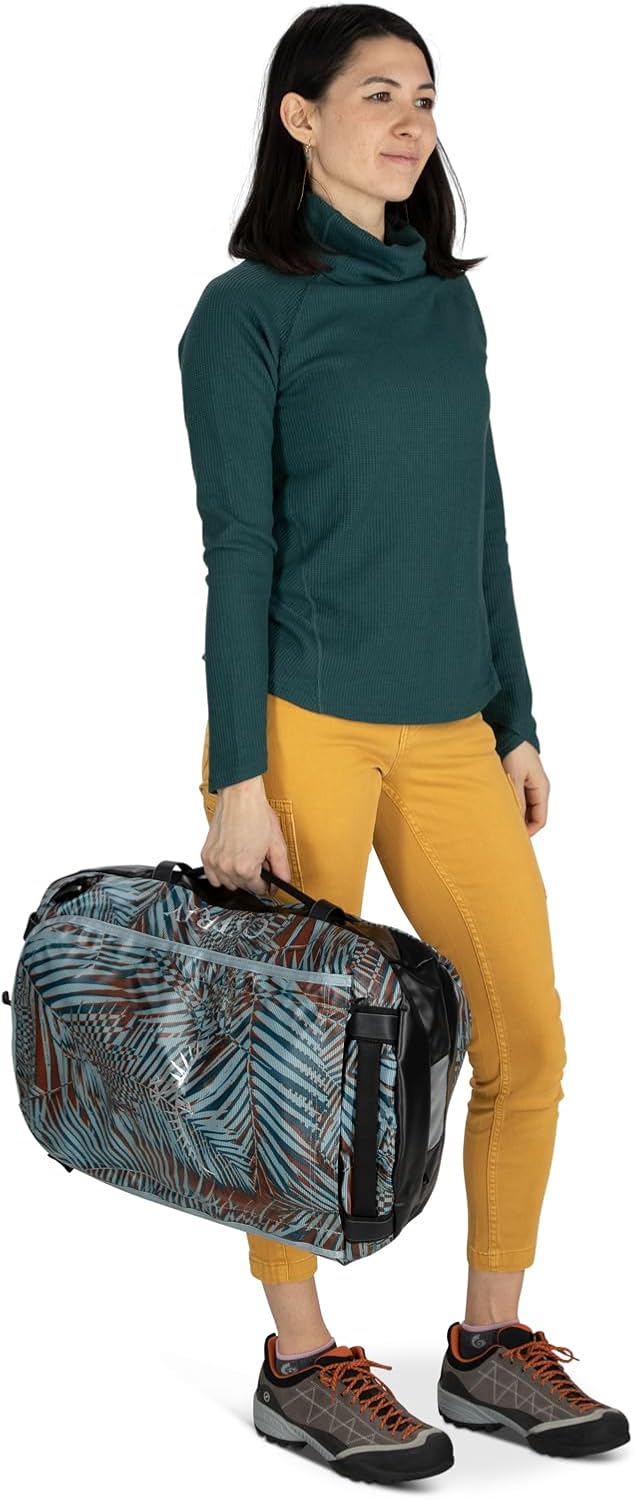Osprey Transporter 40L Travel Duffel Bag BlackTan Concrete