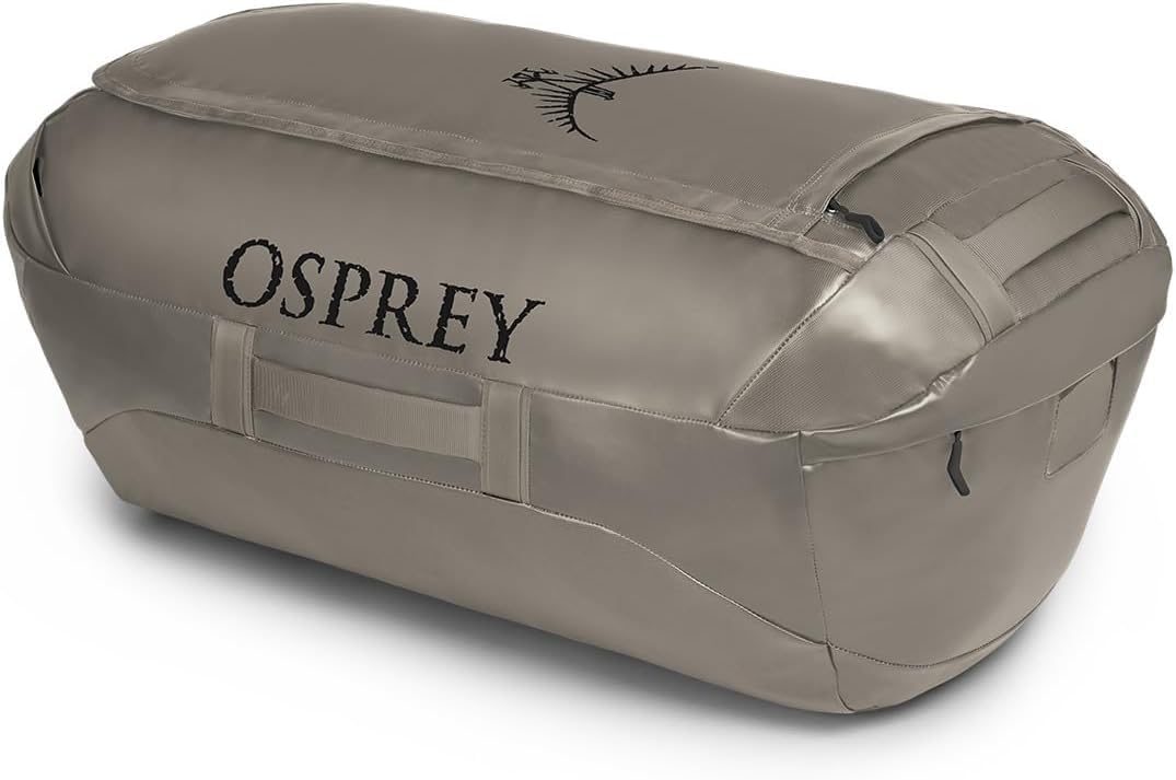 Osprey Transporter 40L Travel Duffel Bag BlackTan Concrete