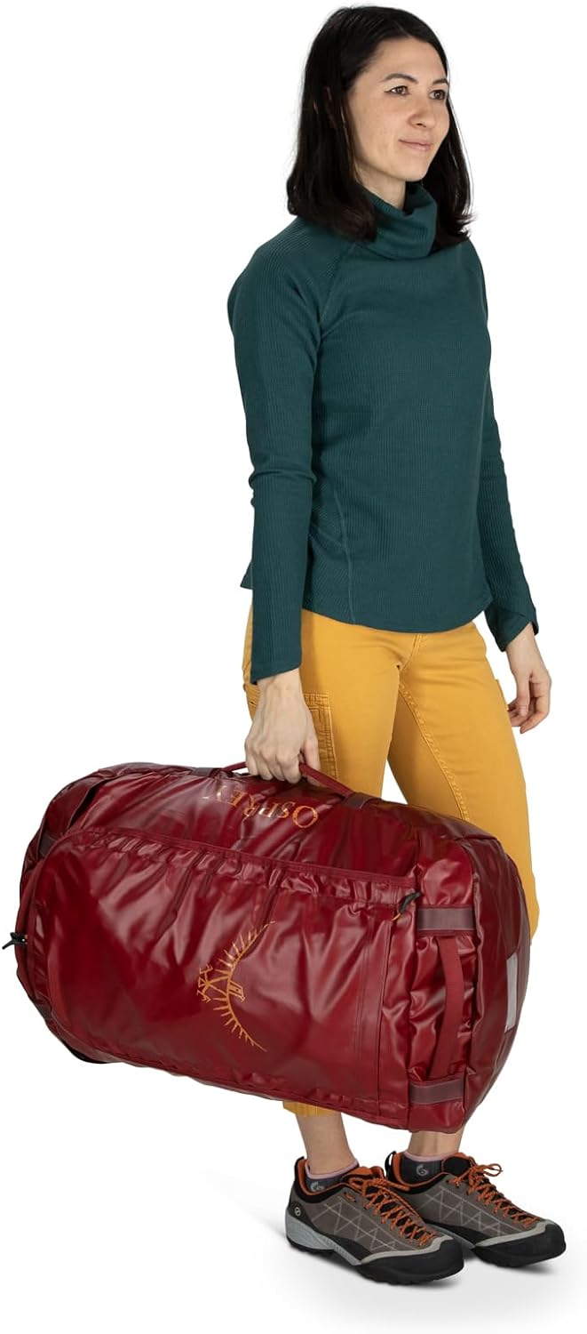 Osprey Transporter 40L Travel Duffel Bag BlackTan Concrete