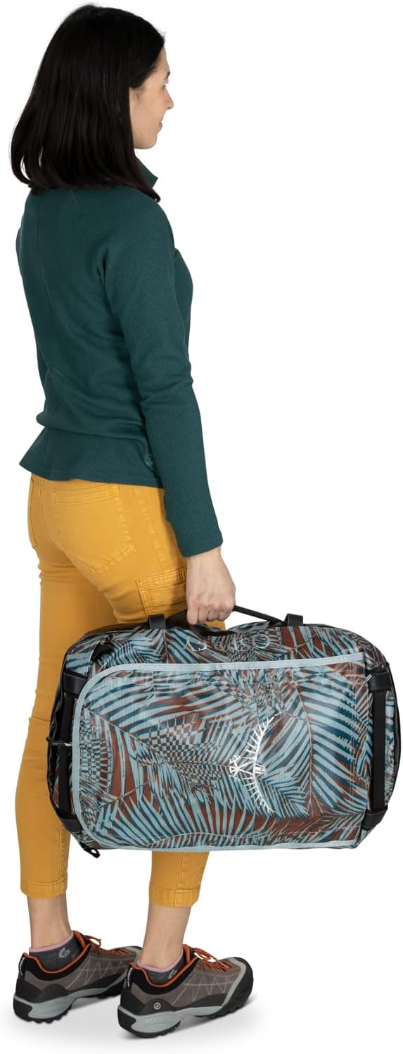 Osprey Transporter 40L Travel Duffel Bag BlackTan Concrete