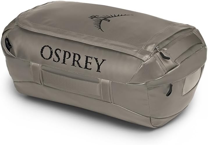 Osprey Transporter 40L Travel Duffel Bag BlackTan Concrete