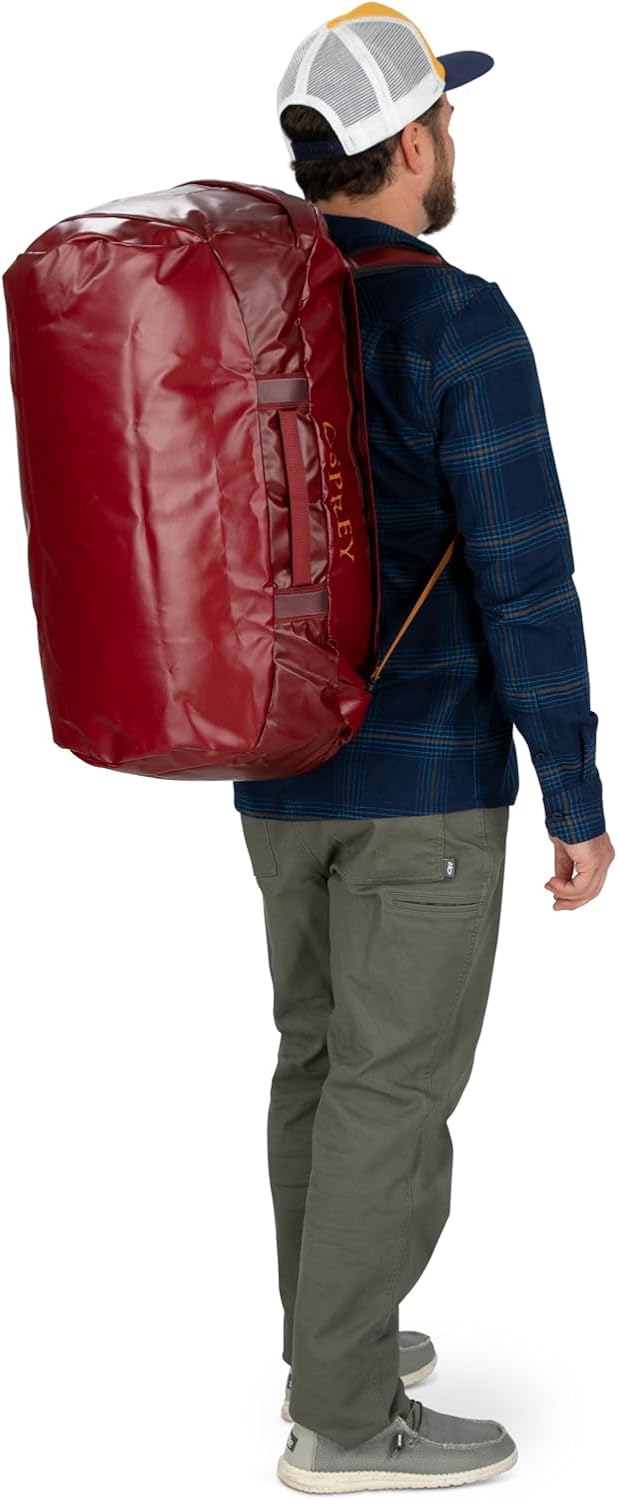 Osprey Transporter 40L Travel Duffel Bag BlackTan Concrete