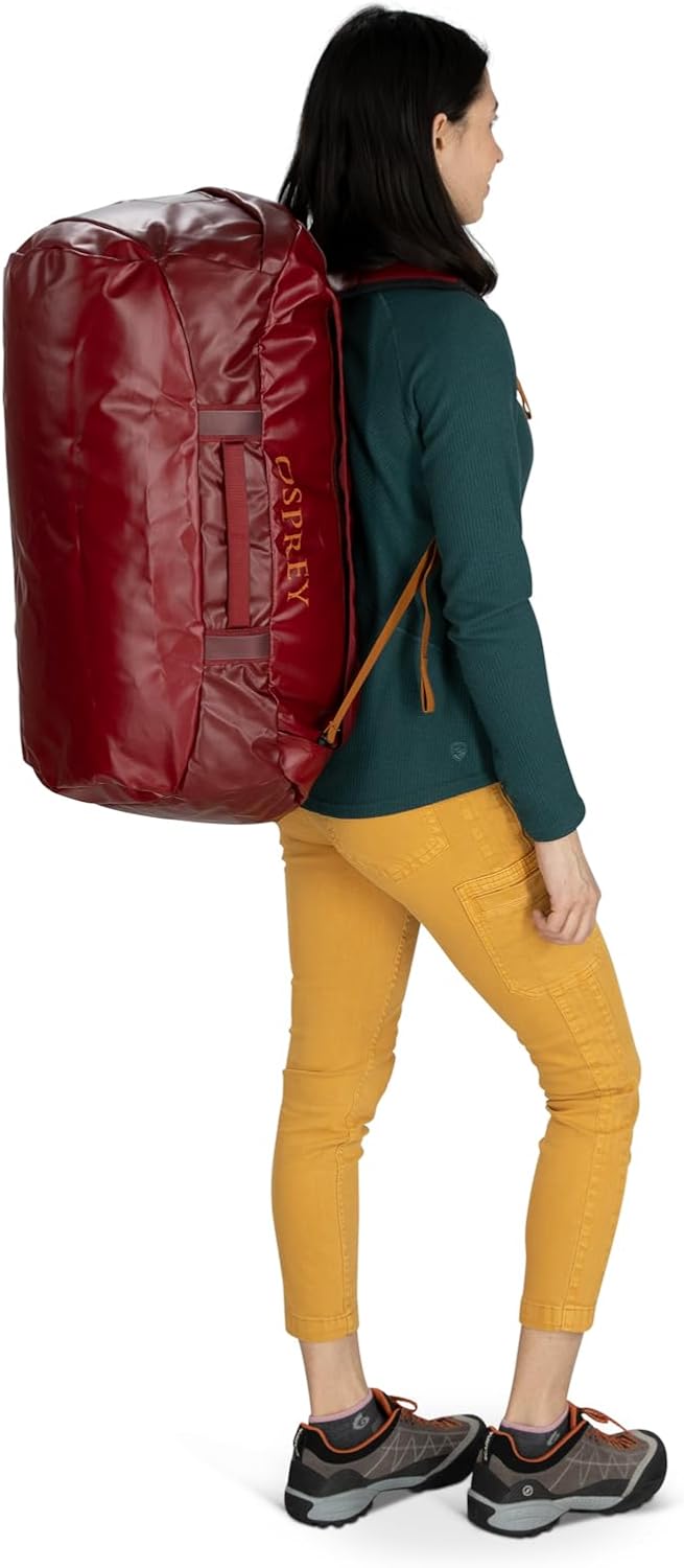 Osprey Transporter 40L Travel Duffel Bag BlackTan Concrete