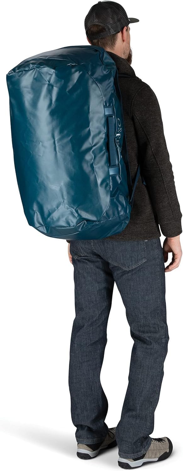 Osprey Transporter 40L Travel Duffel Bag BlackVenturi Blue