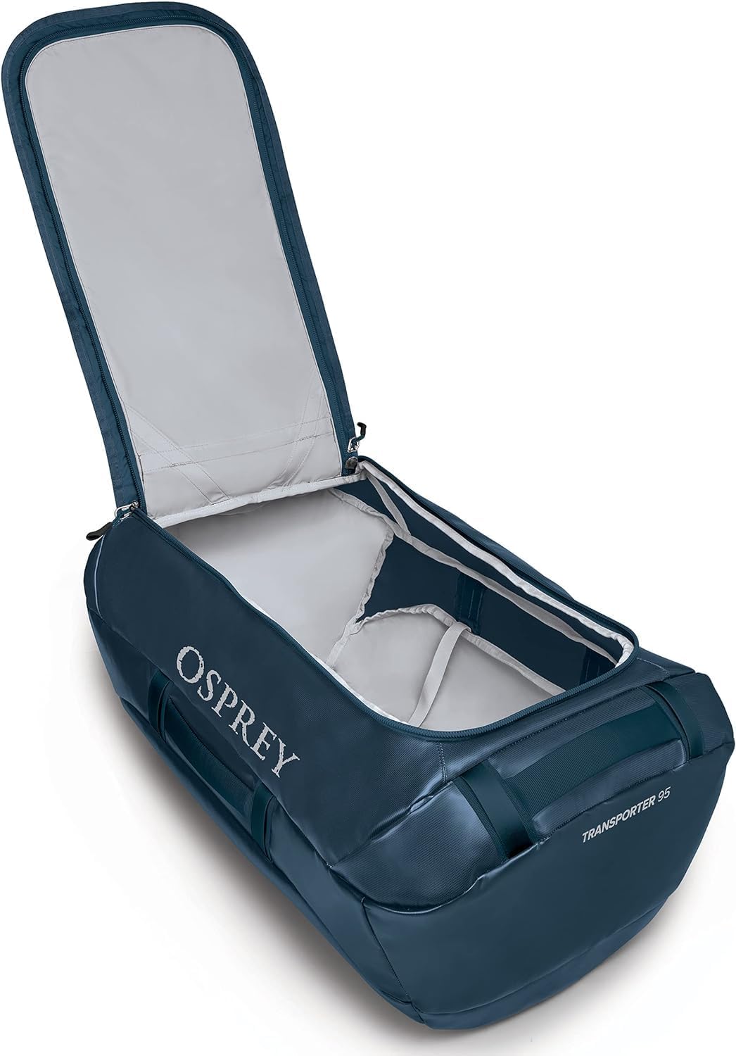 Osprey Transporter 40L Travel Duffel Bag BlackVenturi Blue