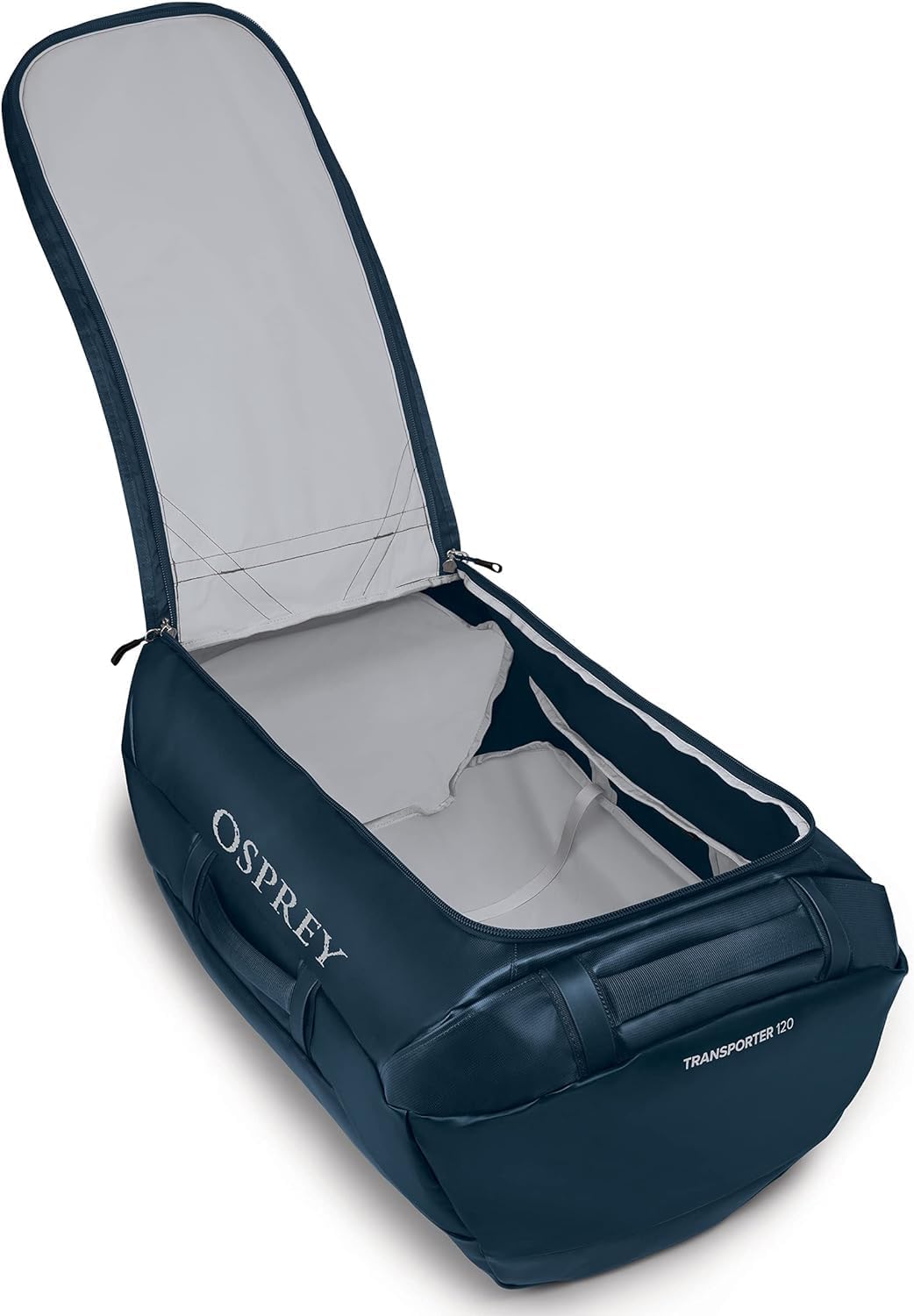 Osprey Transporter 40L Travel Duffel Bag BlackVenturi Blue