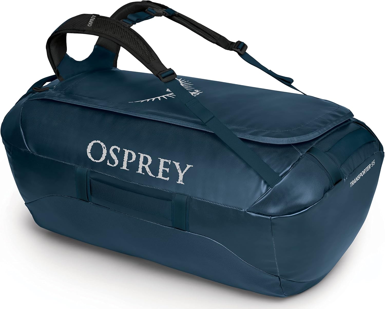 Osprey Transporter 40L Travel Duffel Bag BlackVenturi Blue