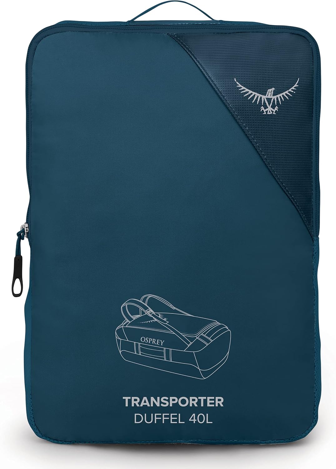 Osprey Transporter 40L Travel Duffel Bag BlackVenturi Blue