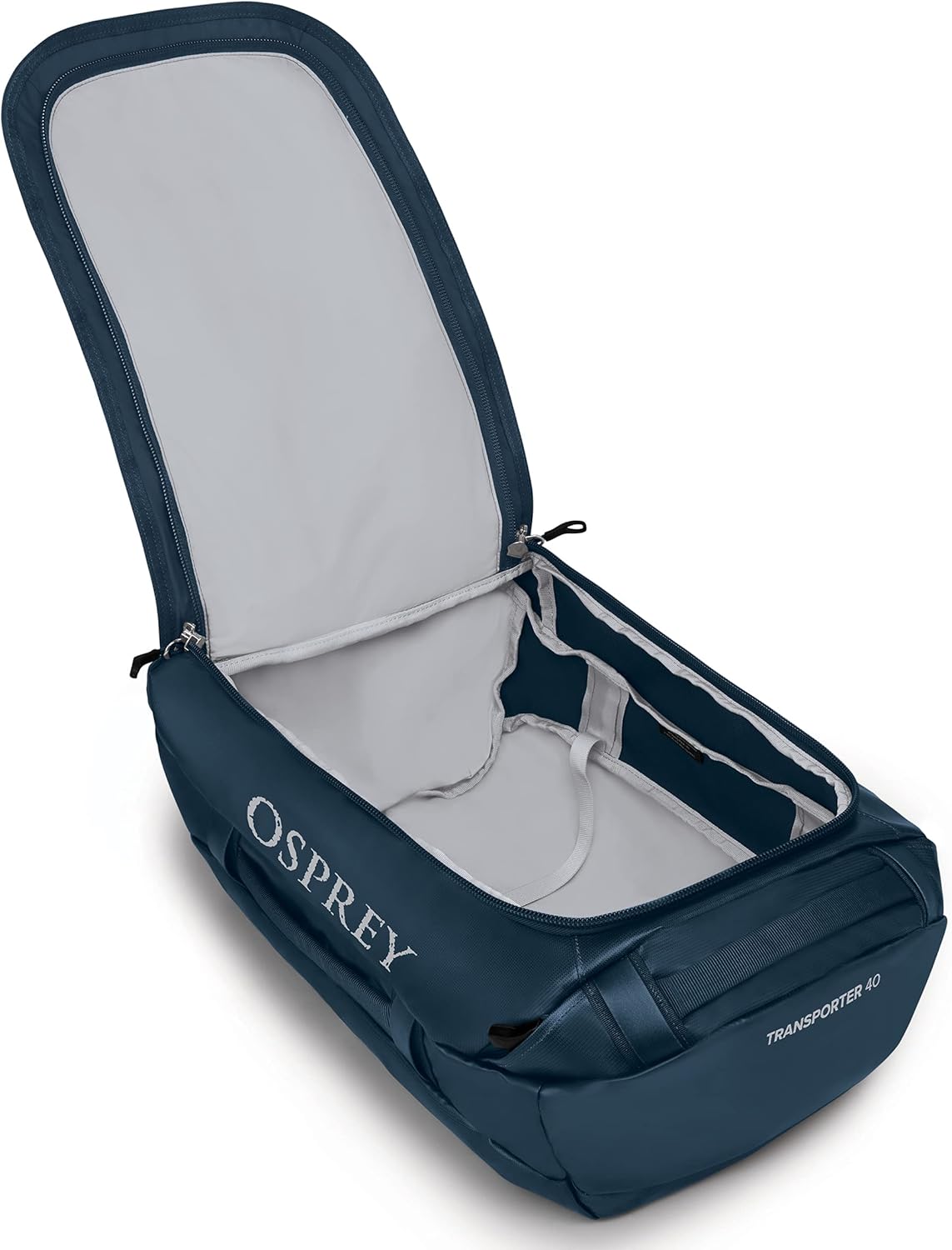 Osprey Transporter 40L Travel Duffel Bag BlackVenturi Blue