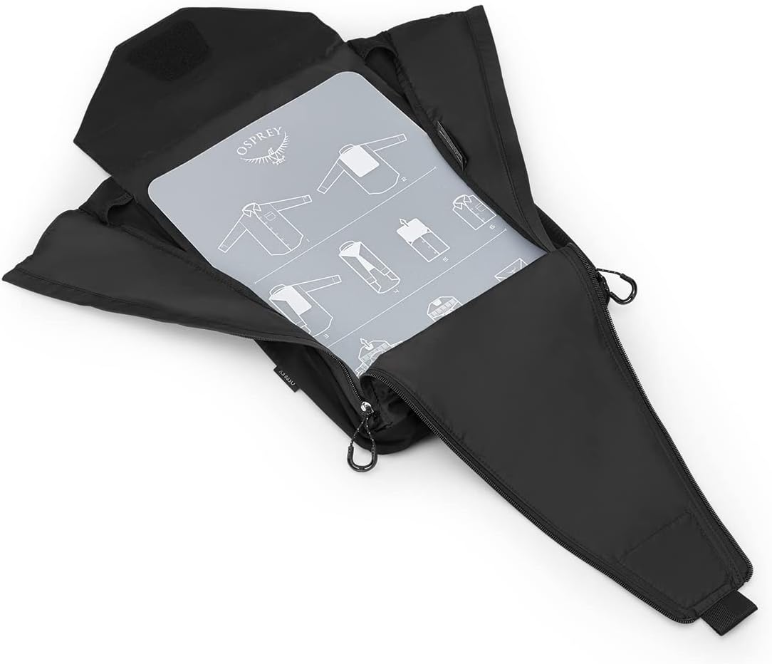 Osprey Ultralight Travel Starter Set Includes Small ampamp Medium Packing Cube and Garment Folder Waterfront BlueBlack