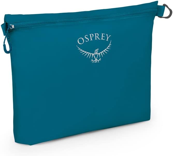 Osprey Ultralight Zipper Pouch Black LargeWaterfront Blue