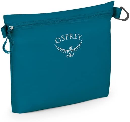 Osprey Ultralight Zipper Pouch Black LargeWaterfront Blue