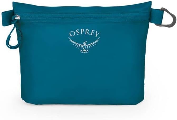 Osprey Ultralight Zipper Pouch Black LargeWaterfront Blue