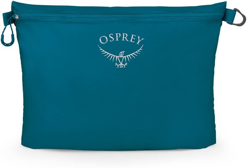 Osprey Ultralight Zipper Pouch Black LargeWaterfront Blue