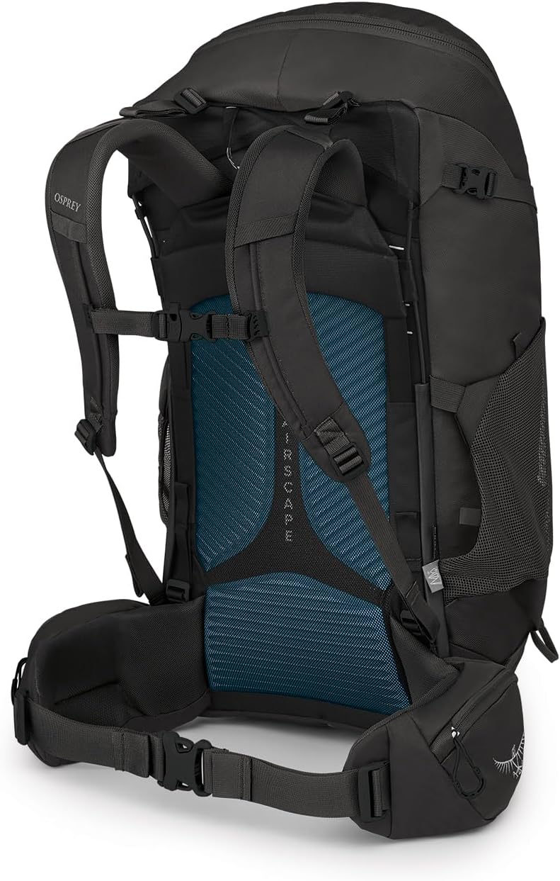 Osprey Volt 45L Mens Backpacking Backpack Muted Space BlueMamba Black
