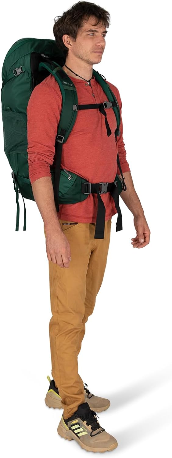 Osprey Volt 45L Mens Backpacking Backpack Muted Space BlueMamba Black