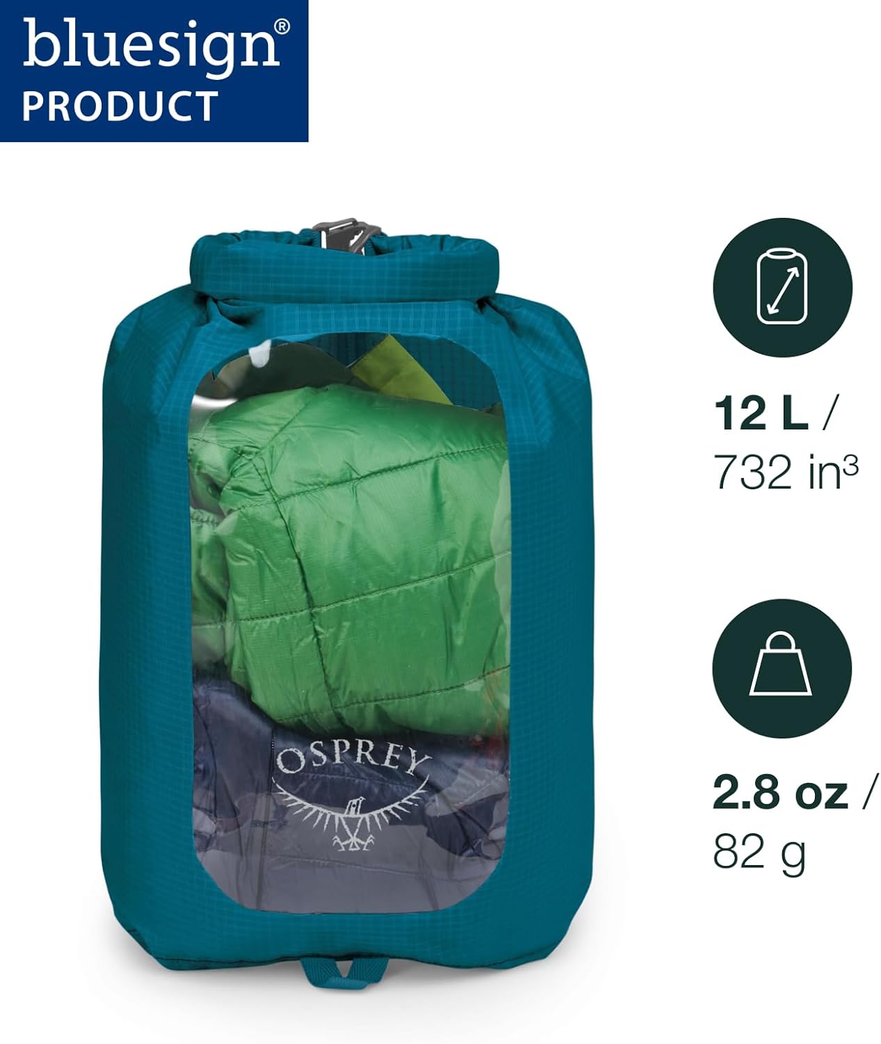 Osprey Waterproof Dry SackWaterfront Blue