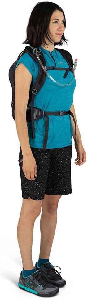 OspreyKatari 7 wRes Black OSSpace Travel Grey