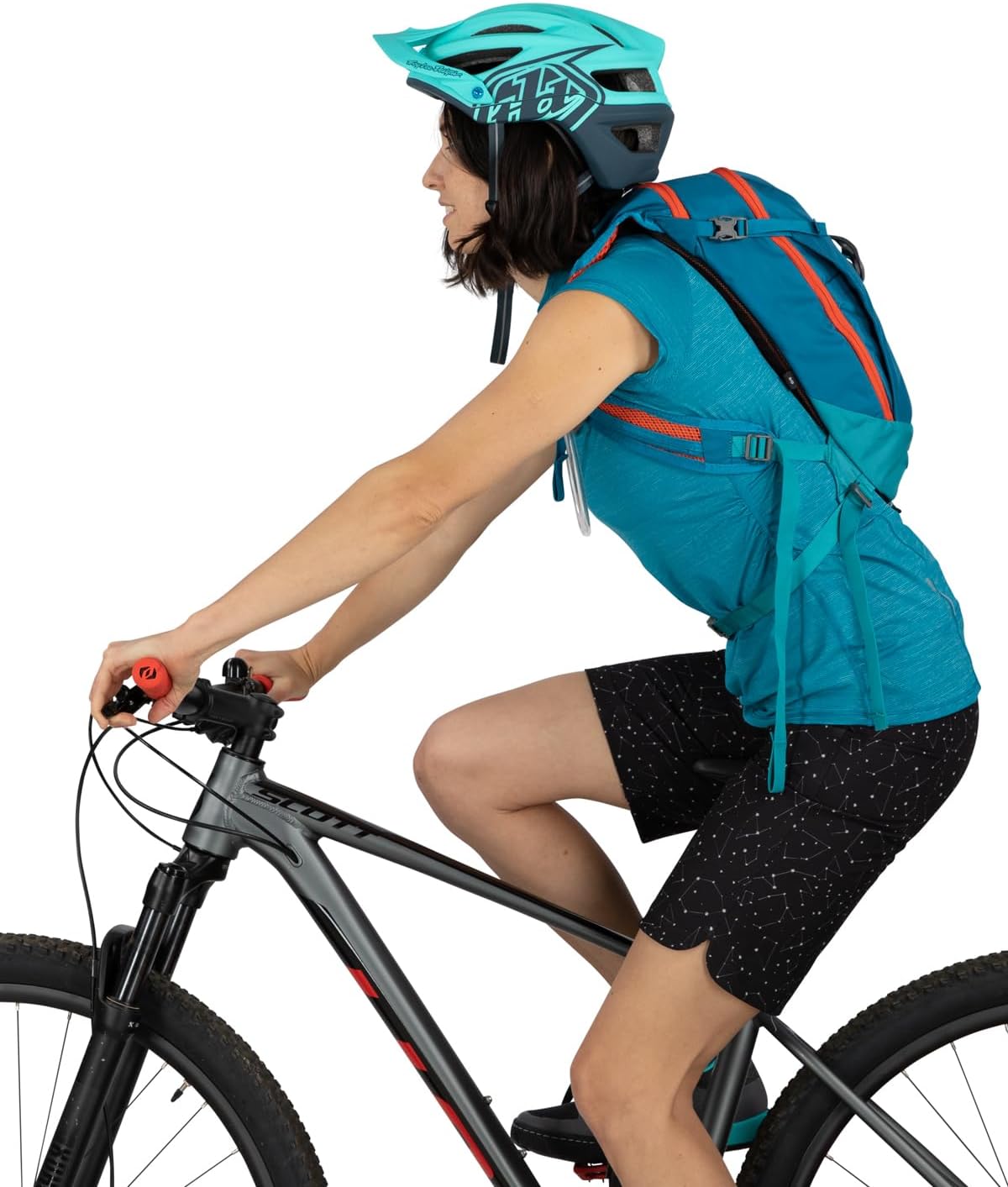 OspreySiskin 8 wRes Ultimate Red OSSpace Travel Grey